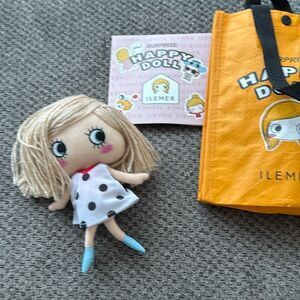 NWT ILEMER happy doll with outfit bag charm